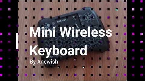 Anewish Mini Wireless Keyboard