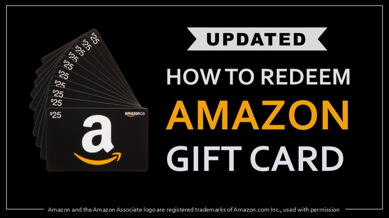 How to Redeem Amazon Gift Card Updated - YouTube