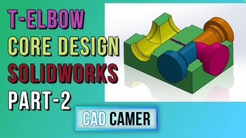 T ELBOW CORE DESIGN IN SOLIDWORKS TUTORIAL PART-2 #cad #design #solidworks #tutorial #elbow