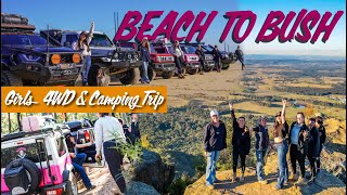 BEACH TO BUSH 4WD & CAMPING GIRLS TRIP! I GO WHEELING IN A PINK JIMNY! NSW CAMPING! JUST SEND IT!