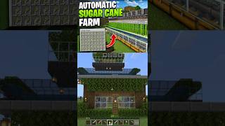 AUTOMATIC SUGAR CANE FARM|PART 8 #minecraft #sugarcanefarm #shorts #trending