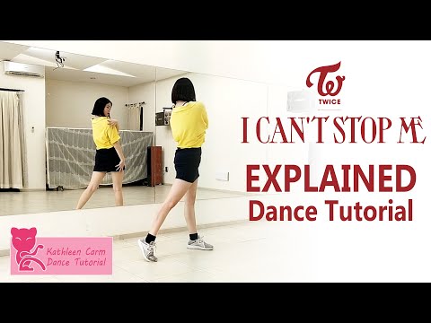 TWICE I CAN T STOP ME Dance Tutorial Mirrored EXPLAINED 