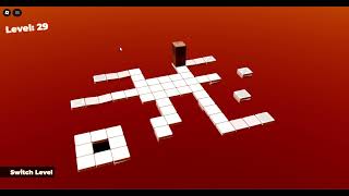 Level 29 of Bloxorz