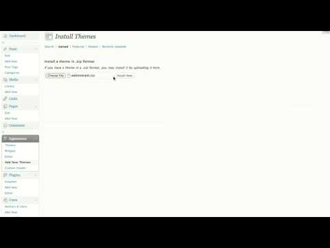 Step 2: How To Install Wordpress Theme