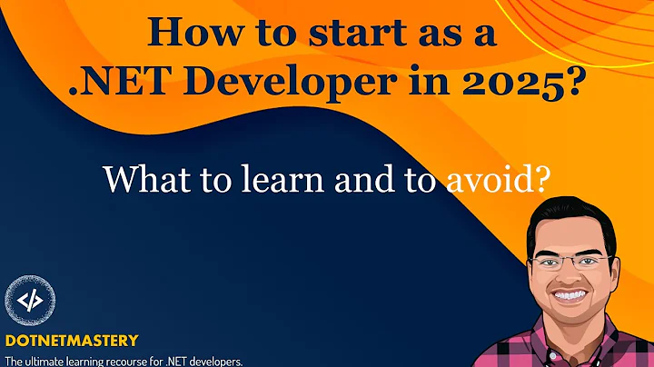 How to start as a .NET developer in 2025? What to LEARN and what to AVOID? thumbnail