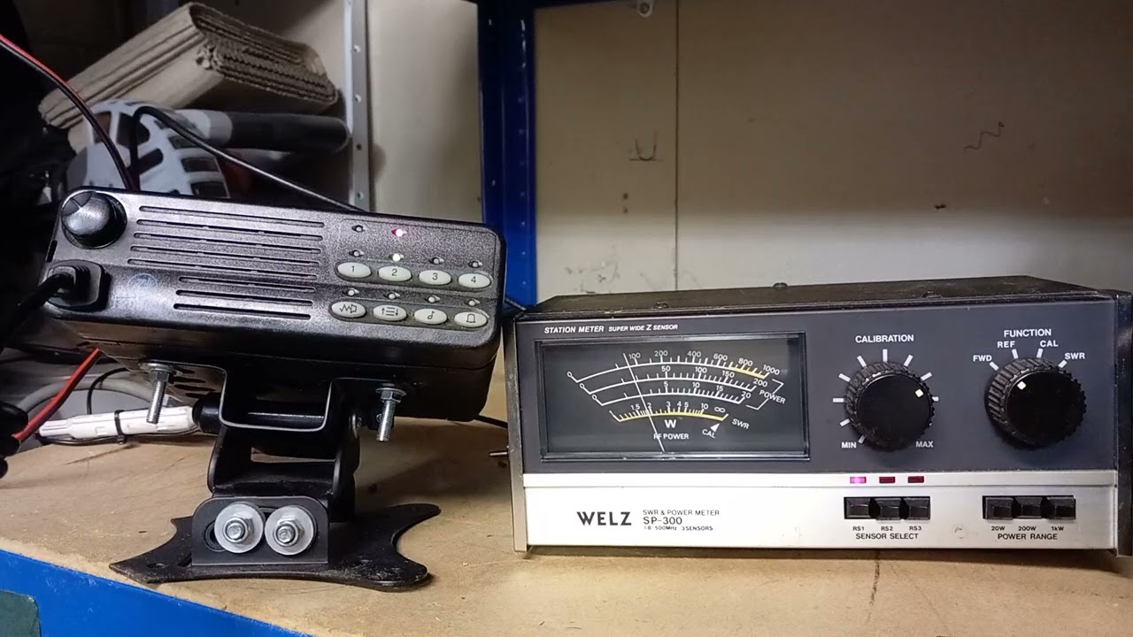 Testing converted Tait 2000ii VHF Lo Band ex-taxi radio on CVRS 4m net with dipole 6' AGL