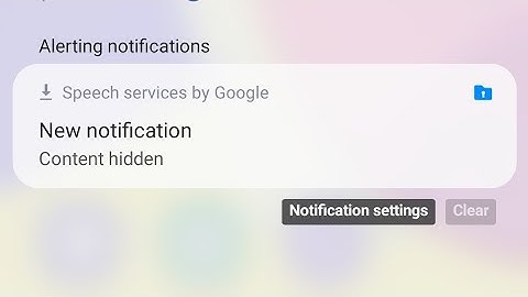 how to  turn off | remove speech service by google notification | notification content hidden