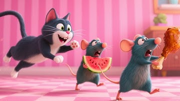 Con Chuột Nhắt - Nhạc Thiếu Nhi Vui Nhộn 4K - Ca Nhạc Hoạt Hình Thiếu Nhi Chú Chuột Nhắt Chít Chít