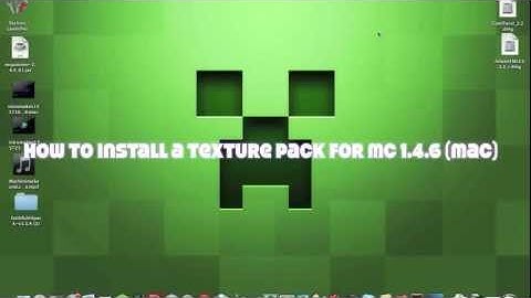 How to Install a Texture Pack for Minecraft 1.4.6 (Mac)