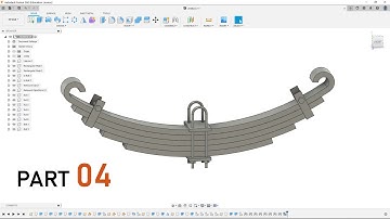 Designing Leaf Spring in Fusion 360 - Part 4