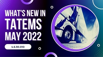 TATEMS Fleet Maintenance Software - New Features 4 6 30 010 Updates