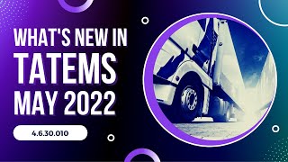 TATEMS Fleet Maintenance Software - New Features 4 6 30 010 Updates