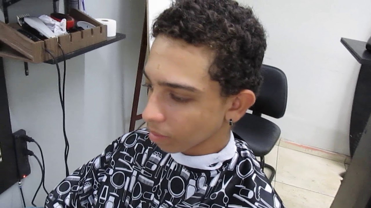 Haircut Low Fade With Long Hair Blow Dried Back Youtube