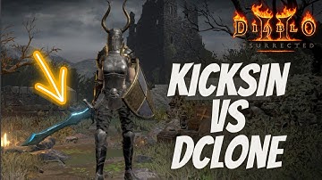 Level 91 Kicksin vs Diablo Clone - Diablo 2 Resurrected - Nintendo Switch