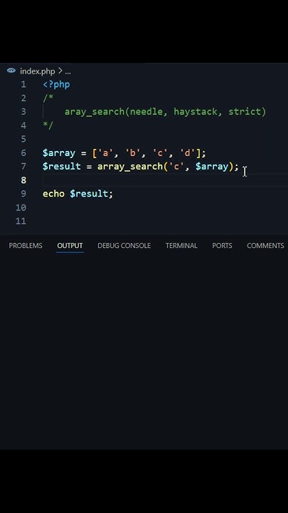 PHP: array_search() Function Example #coding #programming #php # ...
