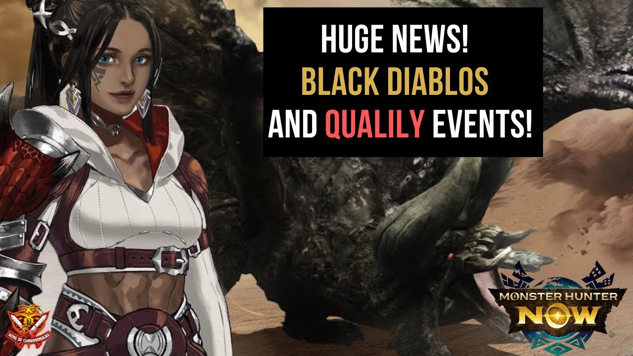 The Complete BLACK DIABLOS WEAPONS and ARMOR Guide! l Monster Hunter Now 