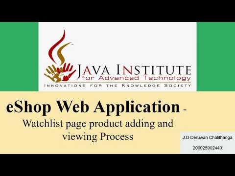 Web Project Task 25 | 1st Year | Semester 01 | Java Institute |  Deruwan Chalithanga
