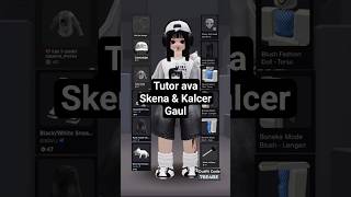 Tutorial 20 detik Ava cantik keren outfit skena dan kalcer #avaroblox #roblox #avatarroblox