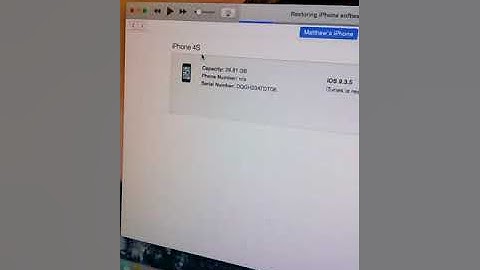 How to restore an iPhone 4S using iTunes
