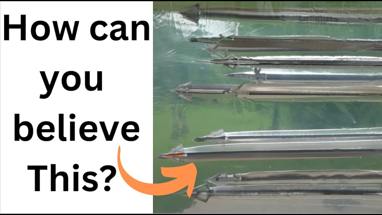 Broadhead Test in Ballistic Gel YouTube