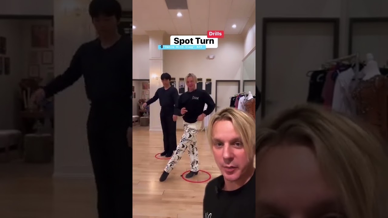 Spot Turns drills learn more with Oleg Astakhov & 📲”Dance With Oleg” APP & DanceWithOleg.com