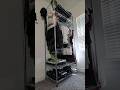 still the best purchase I've made for my filming room #clothingrack #clothingorganization #fashion