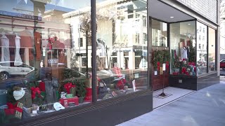 Downtown Roanoke businesses showcase holiday storefronts