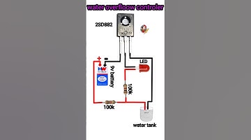 how to make water over flow controller || water flow controler kaise baniye #shorts