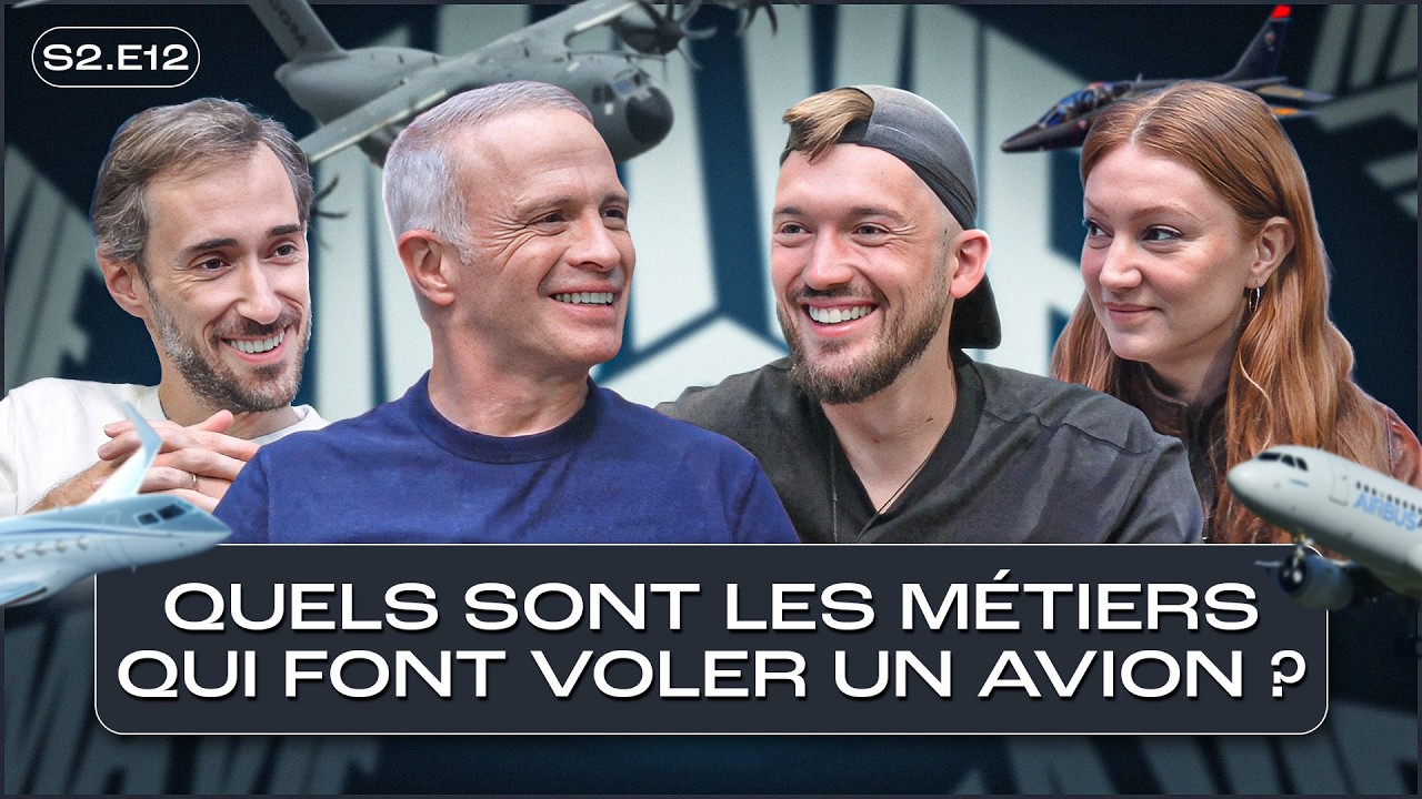 Quels sont les métiers qui font voler un avion ? - Samuel Etienne, Nico Mathieux, Charlotte Vautier