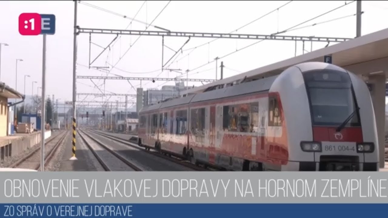 Obnovenie vlakovej dopravy na Hornom Zemplíne 10.3.2025