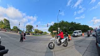 Cycling to Soldier Field Through Downtown Chicago 4k POV Bike Ride Route Logbook
