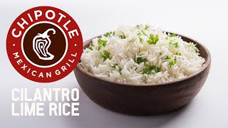 Chipotle's Official Cilantro Lime Rice Recipe! screenshot 1