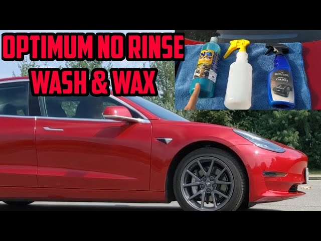 Get yourself some Optimum No Rinse. It's like a mirror. Thanks to this sub  for the tip. : r/teslamotors