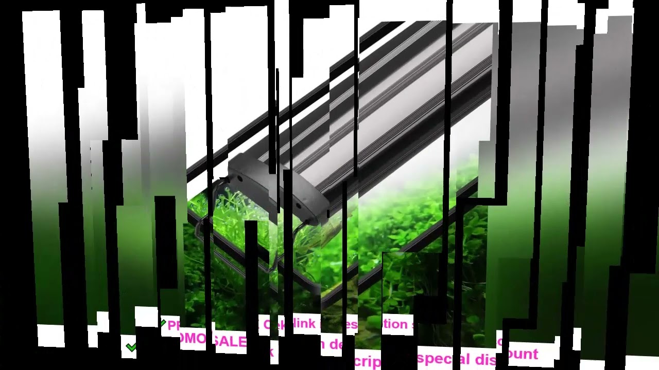 Aquarium LED Light Super Slim Fish Tank Aquatic Plant Grow Lighting Waterproof Bright Clip Lamp RGB