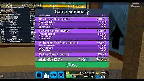 Roblox Flood Escape 2- 148 all insane map streak (138 solo, 10 multiplayer)