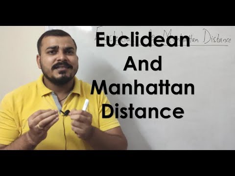 Euclidean Distance and Manhattan Distance