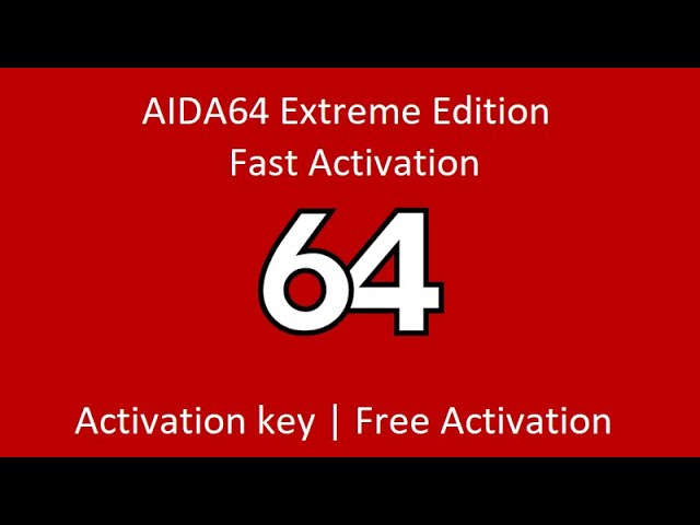 AIDA64 Activation | How to activate AIDA64 EXTREME EDITION