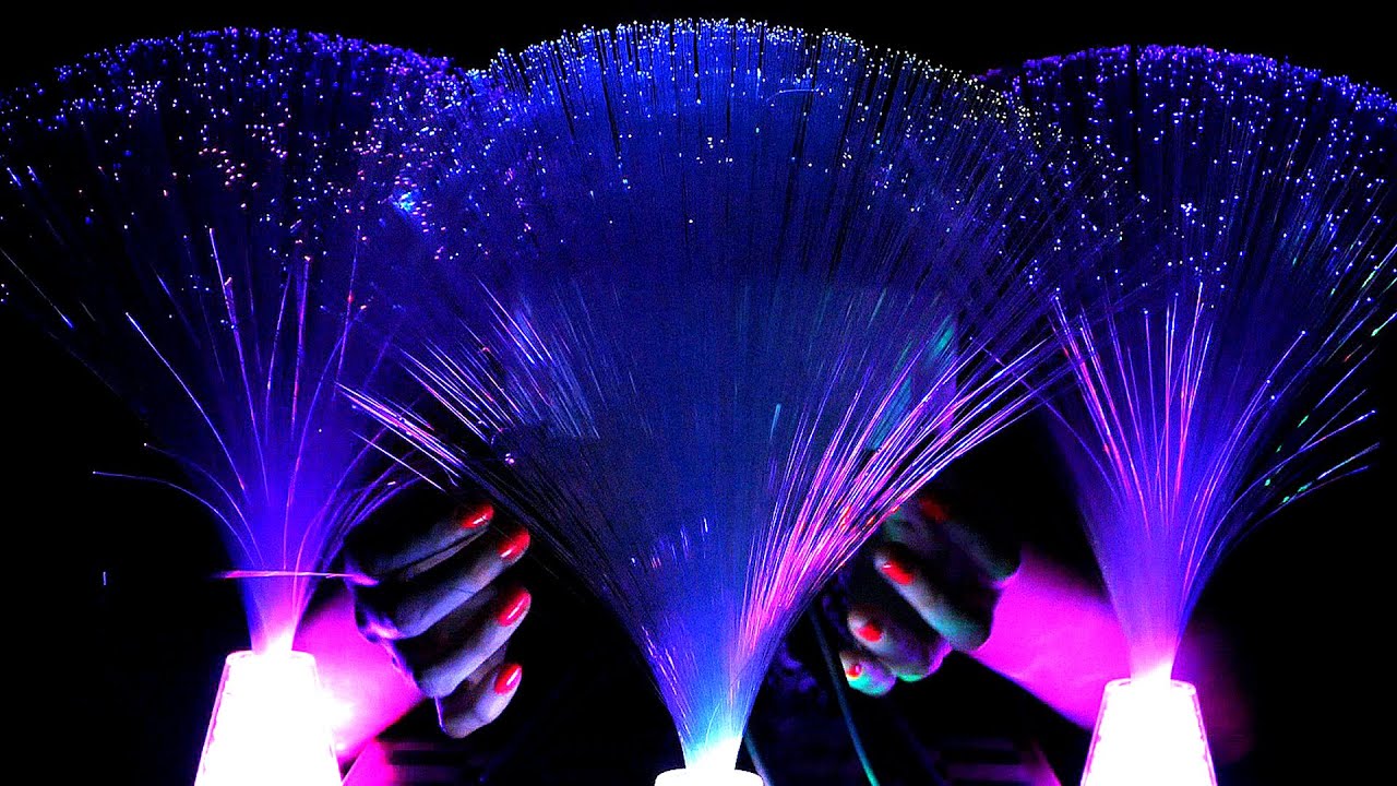 Fiber Optic Ear Massage & ASMR Binaural Whispering for Sleep, Relaxing Meditation