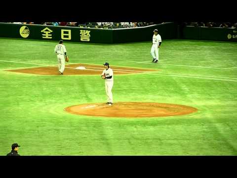2011.3.2 オープン戦 読売ジャイアンツvs埼玉西武ライオンズ 大石達也投手