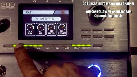 ERIC JOHNSON STYLE TONE SETTINGS | MOOER GE200 | BY APERNIT SINGH