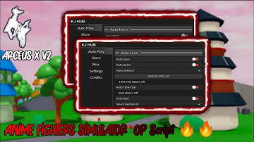 ARCEUS X V2 - ANIME FIGHTERS SIMULATOR OP SCRIPT 🔥 ( AUTO FARM,AUTO OPEN STAR,AUTO CLIKER )