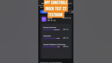 RPF CONSTABLE MOCK TEST TESTBOOK #rpf #rpfconstable #rpfconstable2024 #rpfgk #testbook #railway