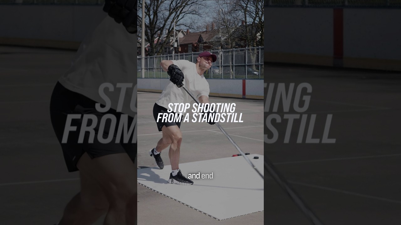 STOP SHOOTING FROM A STANDSTILL #hockeycoaching #hockeytraining