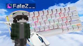 Minecraft Bedwars ASMR + HandCam | keyboard and mouse sounds