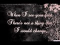 Just the way you are w/ lyrics - Female Version