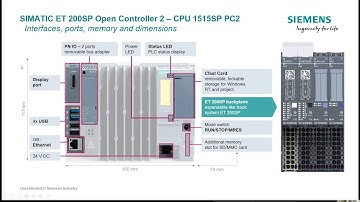 The ET 200SP2 Open Controller - Siemens