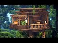 Minecraft : How to build a Jungle Tree house | Easy Tutorial |