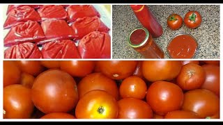استعدي لتخزين اكبر كميه من صلصه الطماطم بأقل من 30 جنيه || تفريزات شهر رمضان 2023