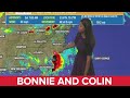 Saturday morning update: Tropical Storm Colin forms; Bonnie update