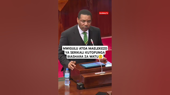 🤔MWIGULU ATOA MAELEKEZO YA SERIKALI KUTOFUNGA BIASHARA ZA WATU🤔🔥🙏 #breaking #mwigulu #globaltv #live